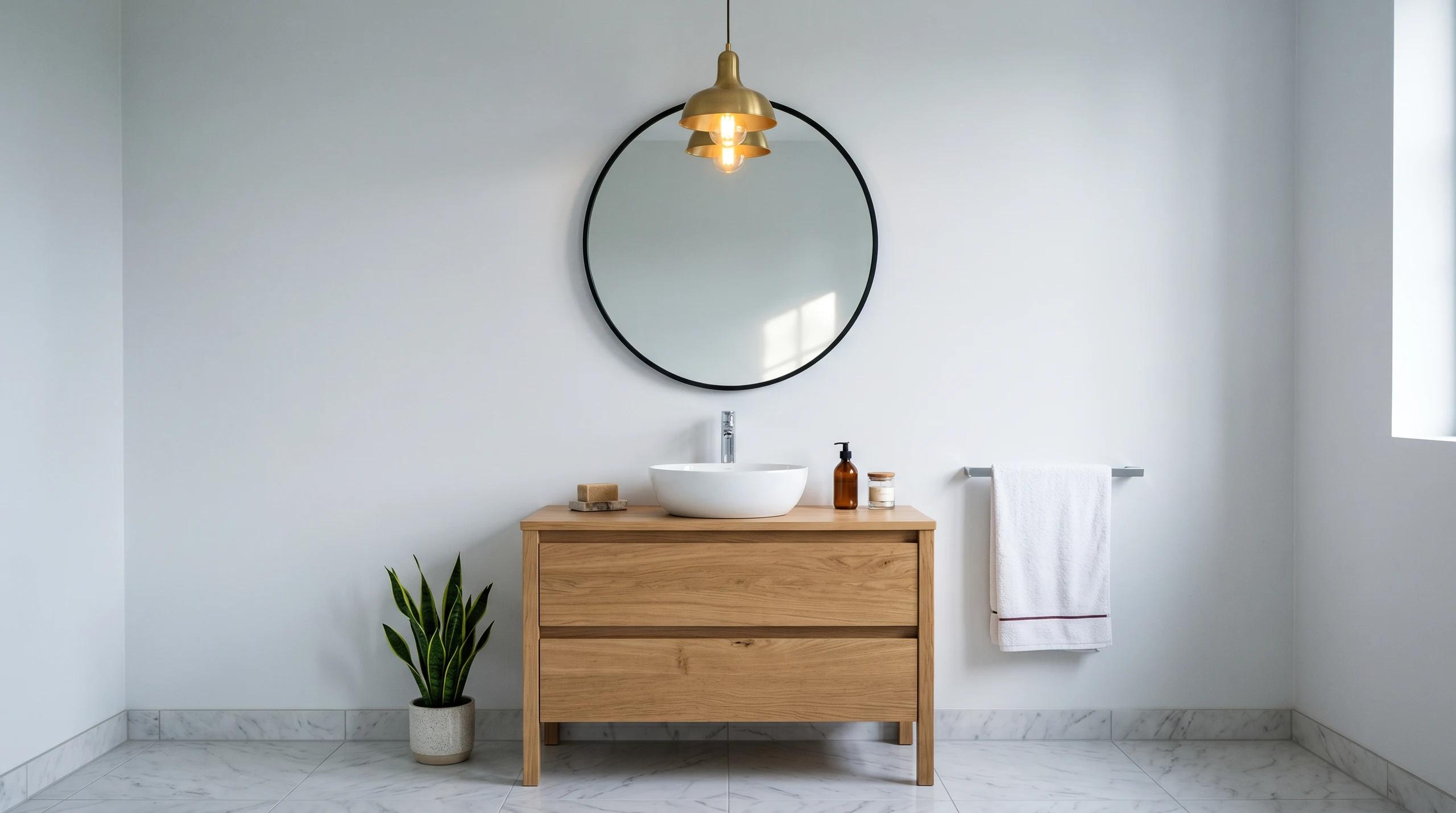 Bathroom before Decoinn surfaces
