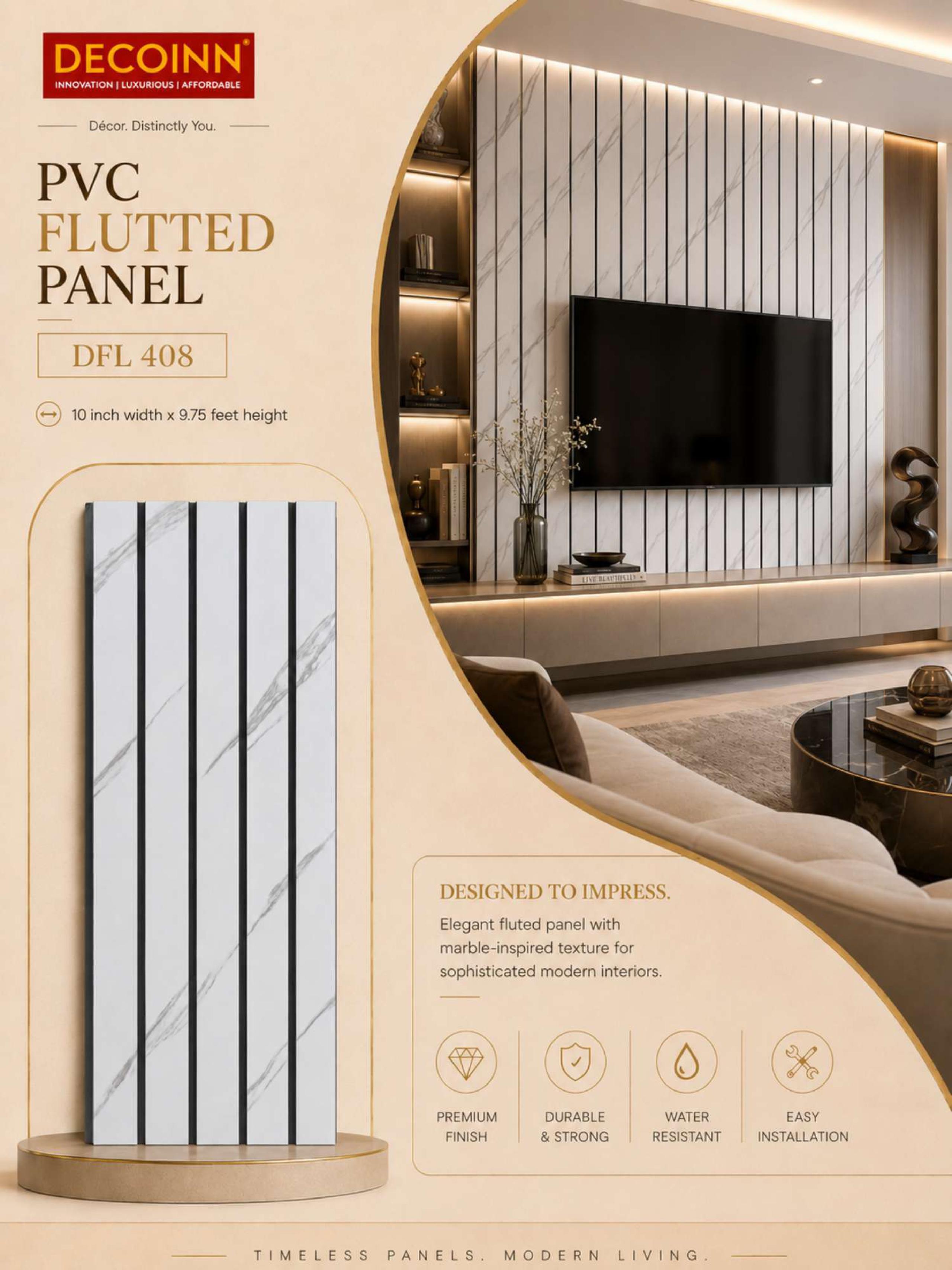 DFL 408, white marble